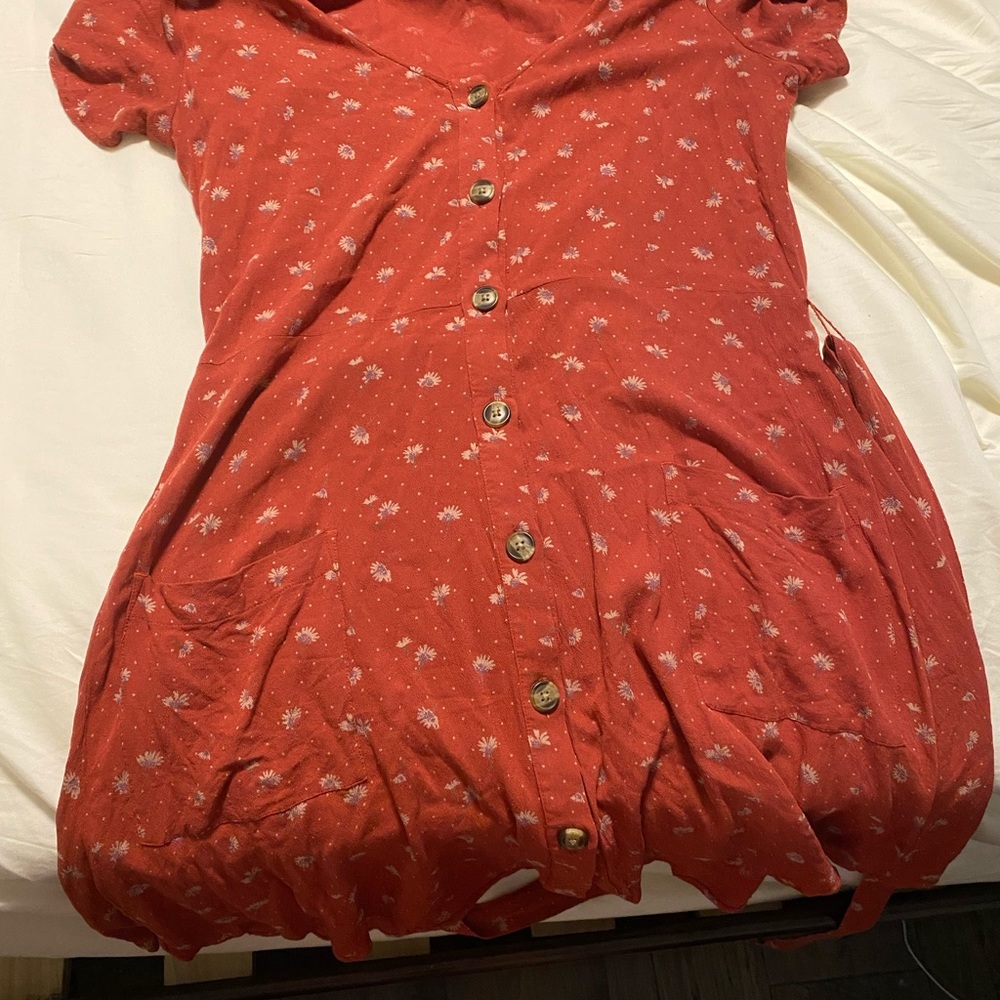 American Eagle Short Button Up Dress